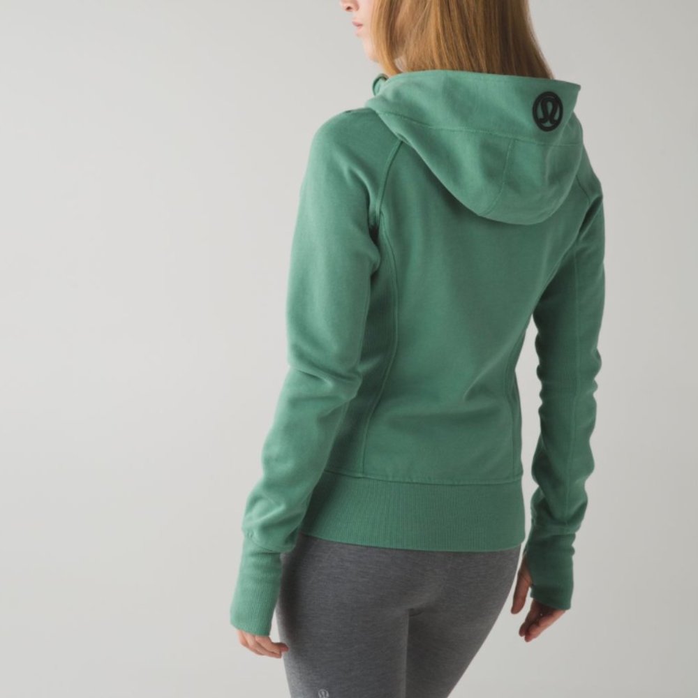 LULULEMON Scuba Hoodie II in Vintage Green Sz 8 - NWOT!! - Picture 3 of 12